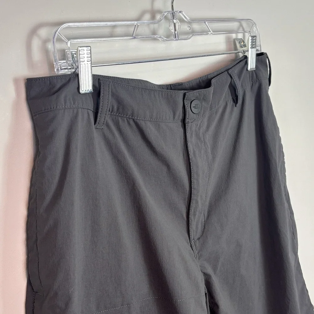 The north Face Men's Grey Hiking Shorts Size 34 Outdoors Lightweight Pockets